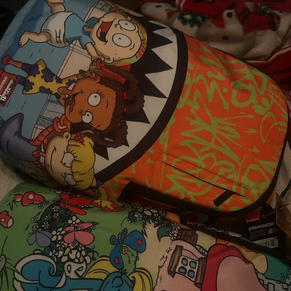 Sprayground Orange Rugrats Backpack - Picture 3 of 3
